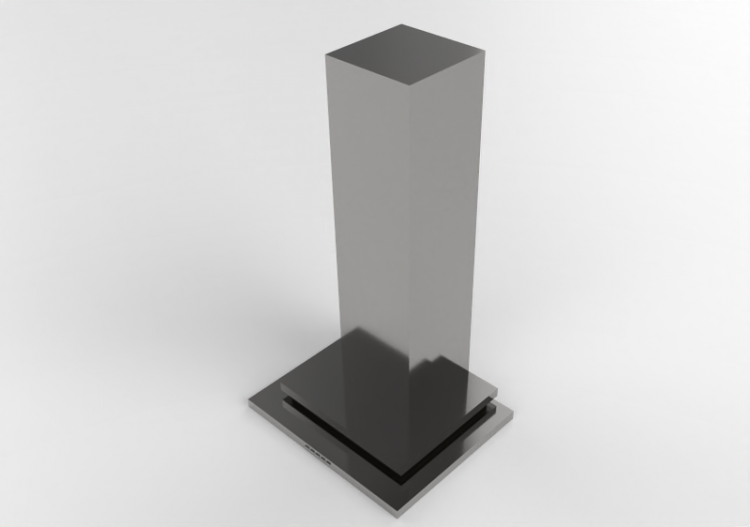 Elettrodomestici 3D - Cappa a parete in acciaio inox –...