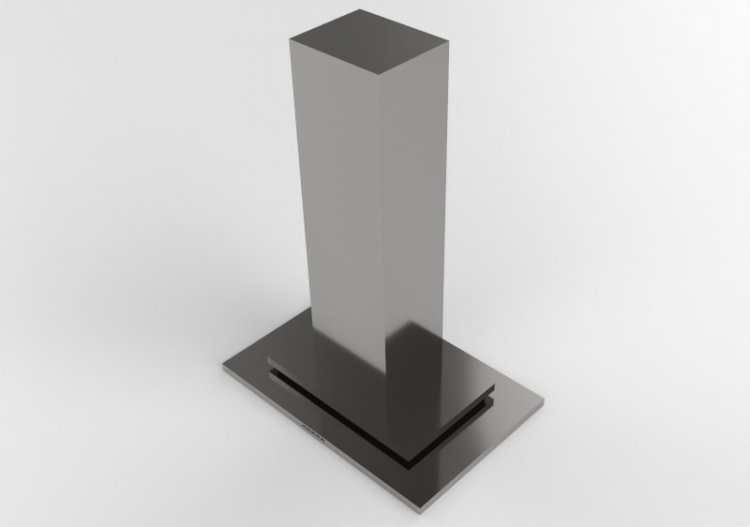 Electroménagers 3D - Hotte ilot en acier inox – Falmec -...
