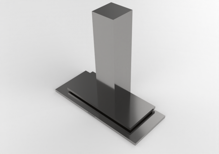 Electroménagers 3D - Hotte murale en acier inox – Falmec -...