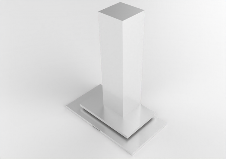 Elettrodomestici 3D - Cappa a parete in acciaio inox –...
