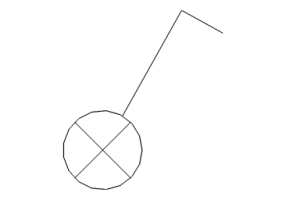 Interruttore unipolare con lampada
