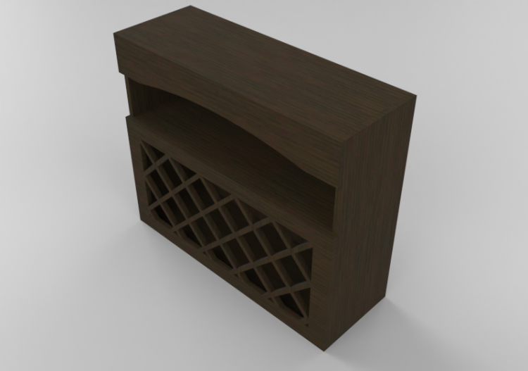 3D Möbel - Holzschrank - Panda - WWR3630 - ACCA software