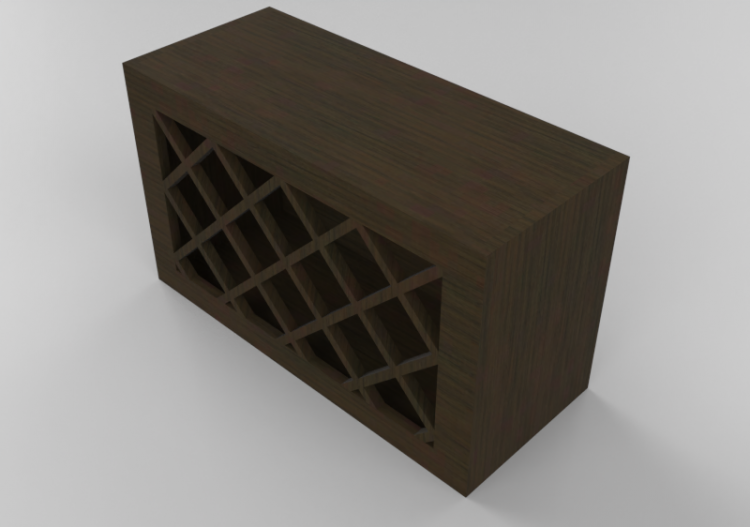 3D Furniture - Wooden cabinet - Panda - WWR3018 - ACCA...