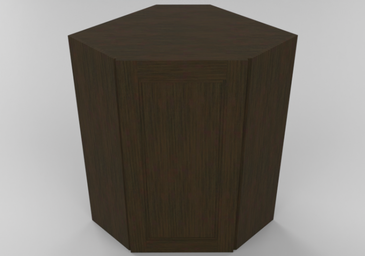 3D Furniture - Wooden cabinet with one door panel - Panda -...