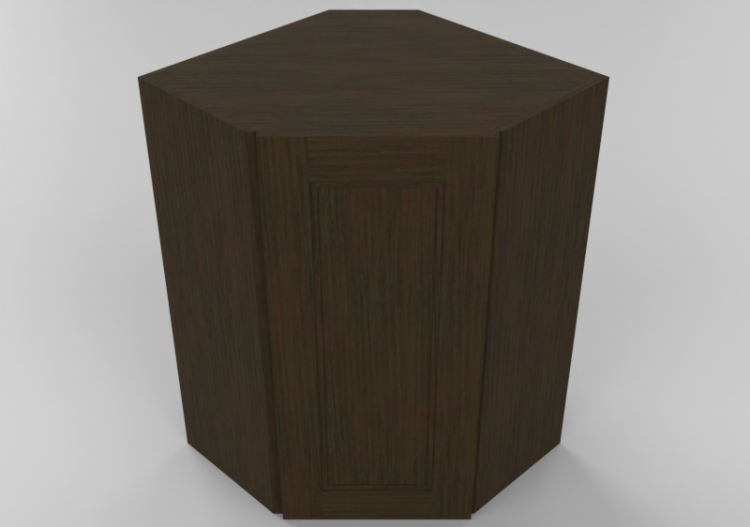 Meubles 3D - Meuble en bois avec un vantail - Panda -...