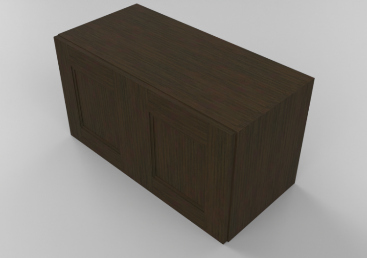 Mobili 3D - Mobile in legno con due ante - Panda - W331815...