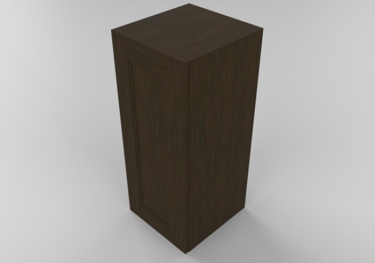 3D Furniture - Wooden cabinet with one door panel - Panda -...