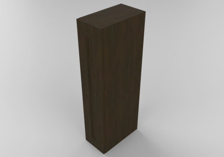 Meubles 3D - Meuble en bois avec un vantail - Panda -...