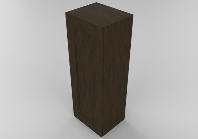 3D Möbel - Holzschrank mit einer Tür - Panda - W1542 - ACCA...