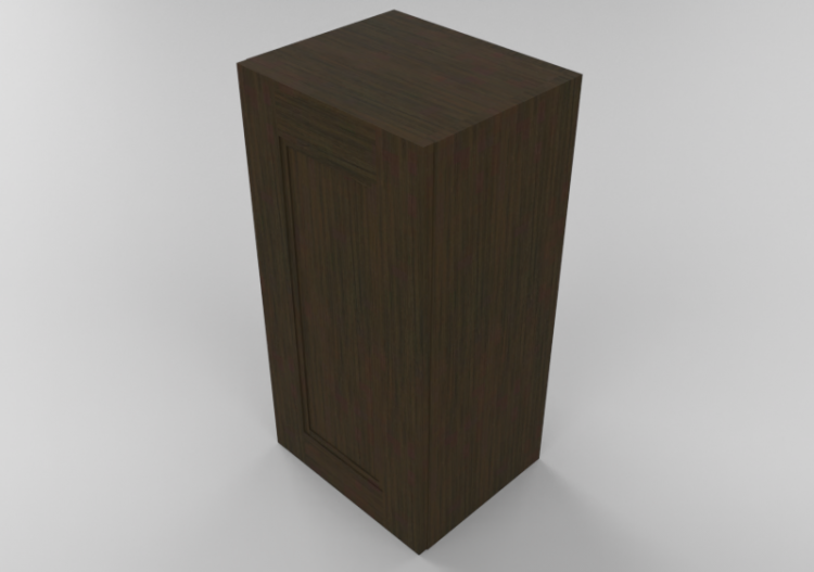 Meubles 3D - Meuble en bois avec un vantail - Panda - W1530...
