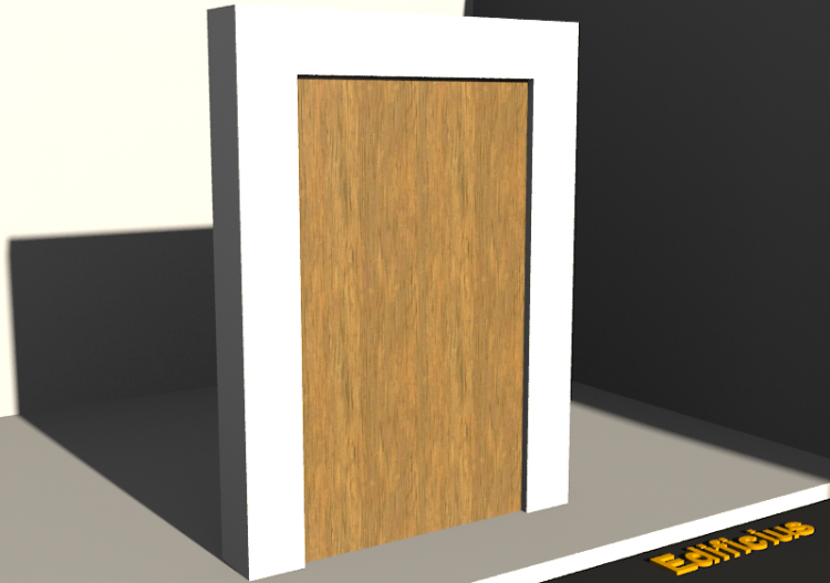 3D Tür/Fenster - Scuro Apertura Esterna Senza Telaio -...