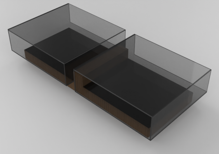 Tavoli 3D - Tavolo basso in legno - Luazzu - 500053 - ACCA...