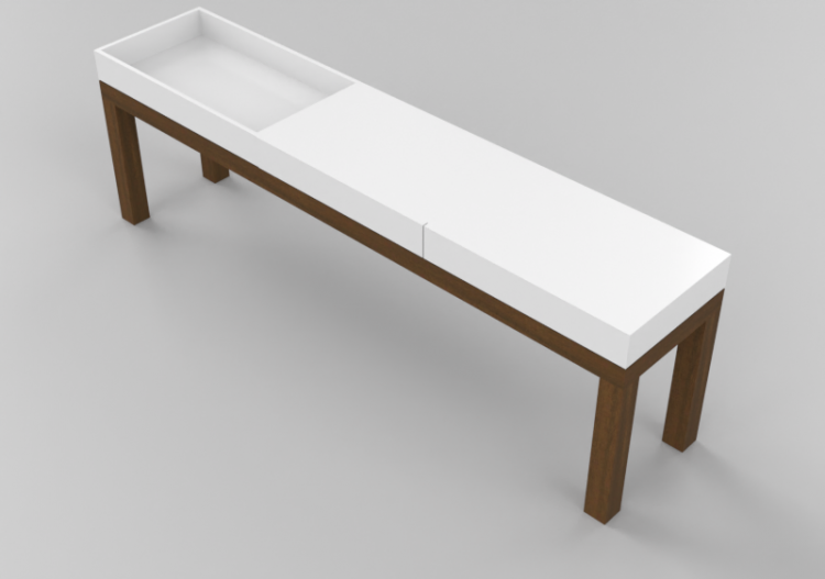 Mesas 3D - Mesa de madeira - Luazzu - 500861 - ACCA...