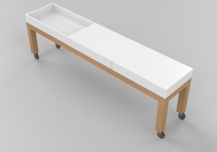 Mesas 3D - Mesa de madeira - Luazzu - 500863 - ACCA...