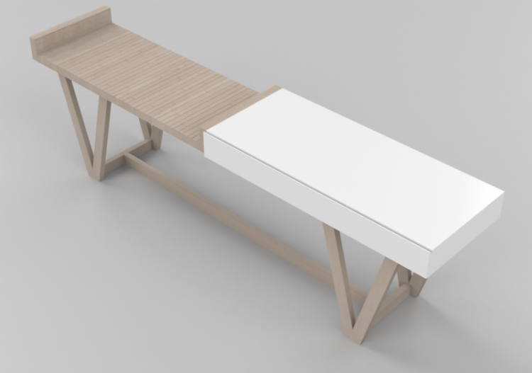 Tavoli 3D - Tavolo in legno - Luazzu - APARADOR - ACCA...