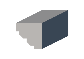 3D Schwelle - Basis [P03] 80x80mm