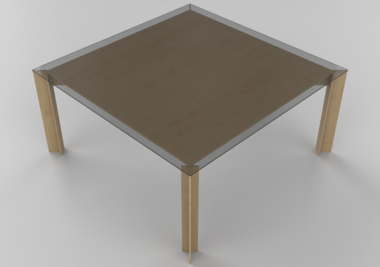 Tables 3D - Table en bois - Luazzu - 500588 - ACCA software