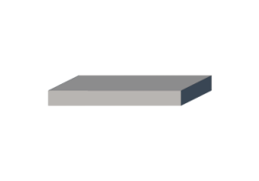 Soleira 3D - Base [R] 350x40mm