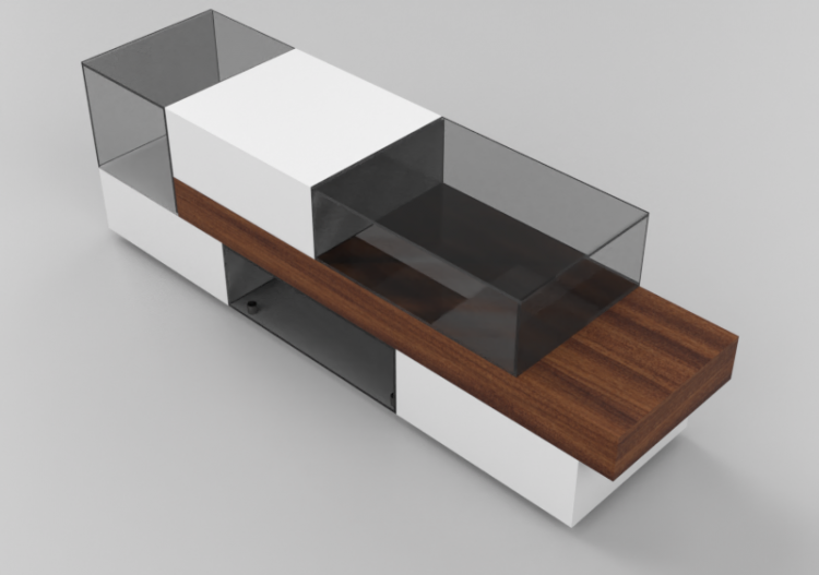 3D Furniture - Wooden cabinet - Luazzu - 500180 - ACCA...