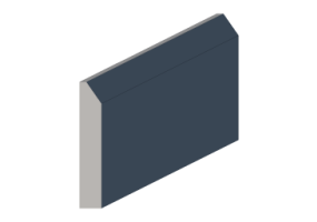 Rodap&eacute; 3D - Rodap&eacute; [P03] 75x13mm