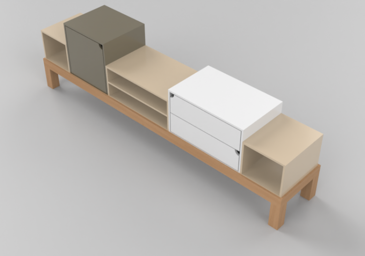 Muebles 3D - Mueble de madera - Luazzu - 501000 - ACCA...