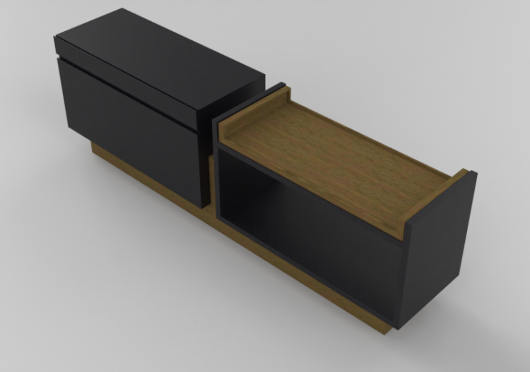 Móveis 3D - Móvel de madeira - Luazzu - 500201 - ACCA...