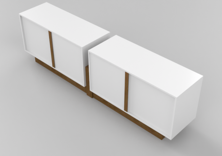 Móveis 3D - Móvel de madeira - Luazzu - 500878 - ACCA...
