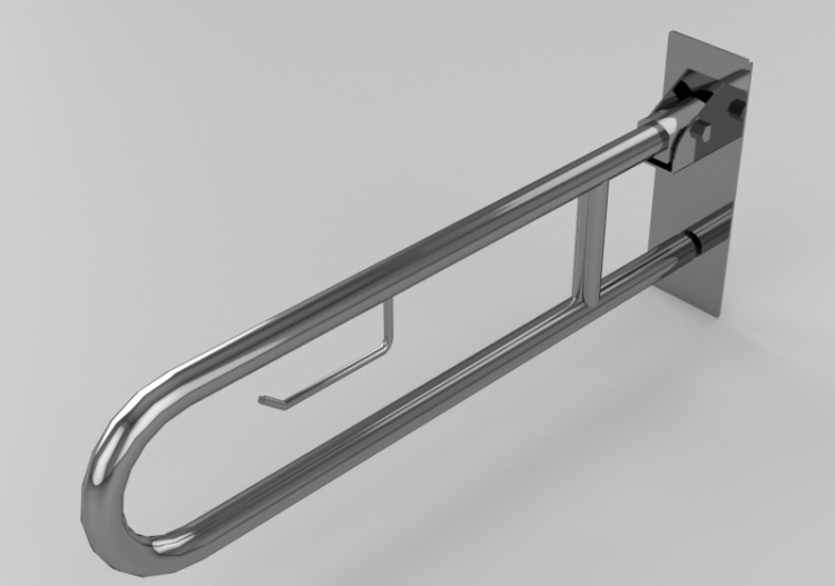 Acessórios 3D - Barra de apoio para banheira com dispenser...