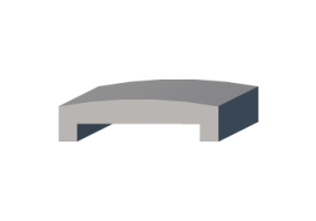 3D Wall Cap - Wall Cap [P03] 250mm