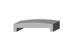 3D Wall Cap - Wall Cap [P03] 400mm