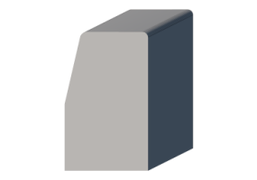 3D Randstein - Randstein [P03] 120x150x250mm