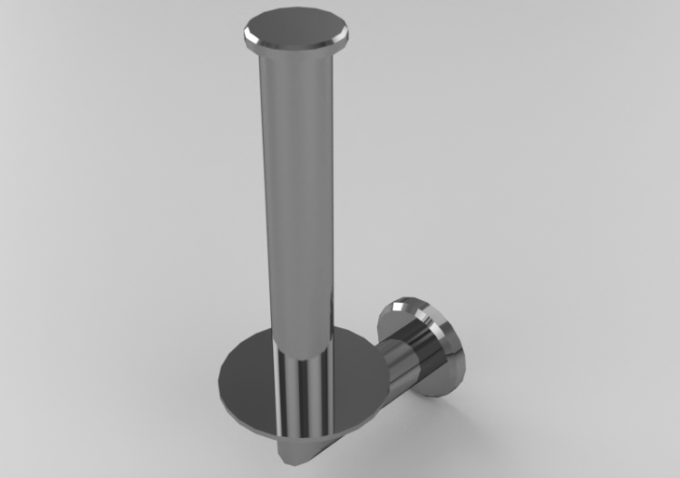 Acessórios 3D - Porta rolo vertical - Cosmic - 2050196 -...
