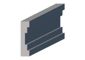 Corniche 3D - Corniche [P01] 80x20mm