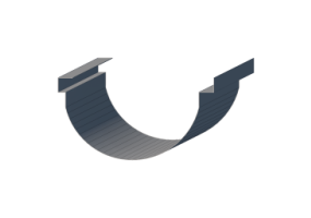 3D Dachrinne - Dachrinne [P04] 150x270mm