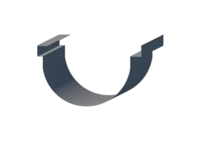 3D Dachrinne - Dachrinne [P04] 200x320mm