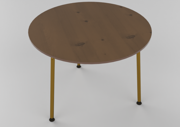 3D Tisch - Runder Tisch - Hitch Mylius - hm68a - ACCA...