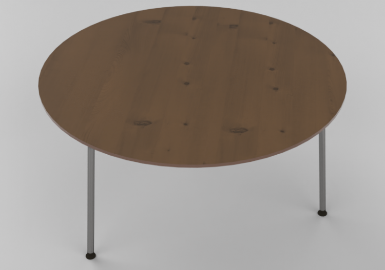 Mesas 3D - Mesa circular - Hitch Mylius - hm68e - ACCA...