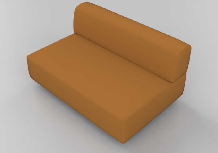Divani 3D - Divano rivestito in tessuto o in pelle - Hitch...