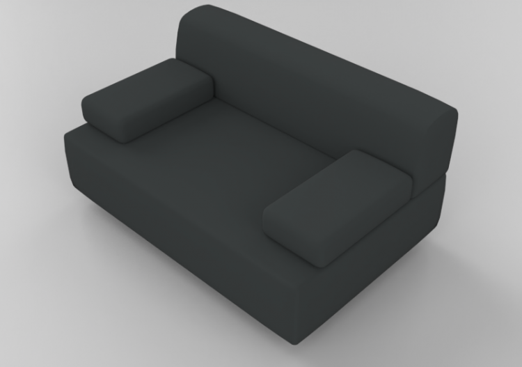 3D Sofa - Sofa in fabric or leather - Hitch Mylius - hm108h...