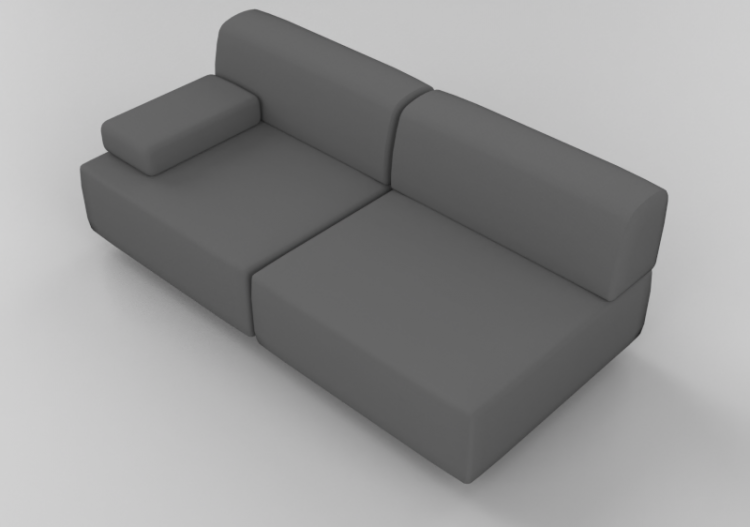 Divani 3D - Divano 2 posti - Hitch Mylius - hm108k - ACCA...