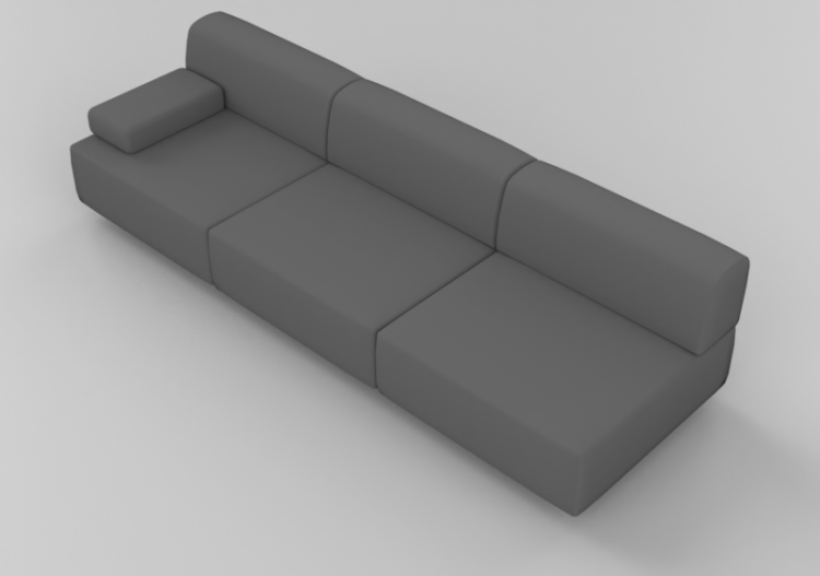 Divans 3D - Canapé 3 places - Hitch Mylius - hm108q - ACCA...