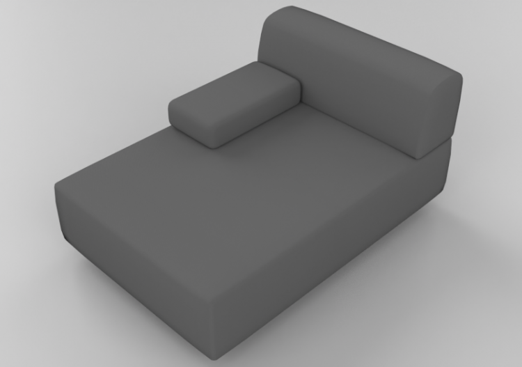 Sofás 3D - Chaise longue - Hitch Mylius - hm108w - ACCA...