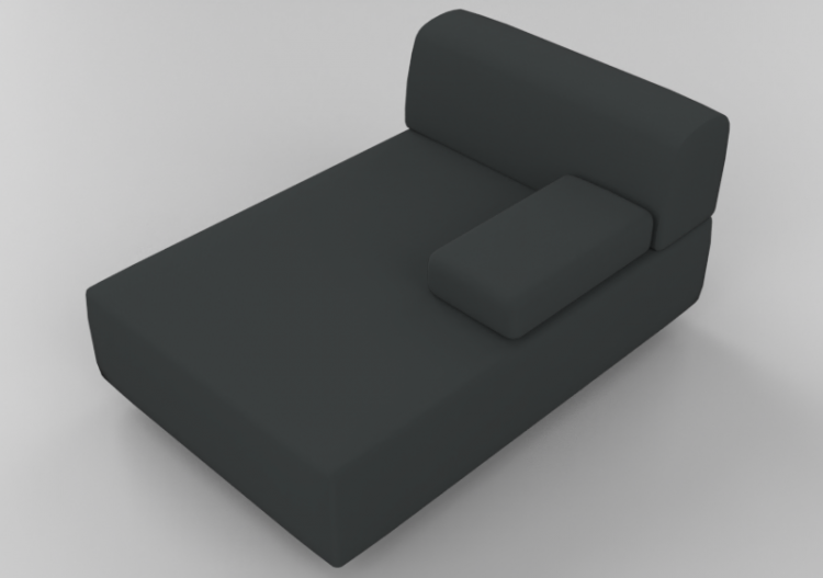 Sofás 3D - Chaise longue - Hitch Mylius - hm108x - ACCA...