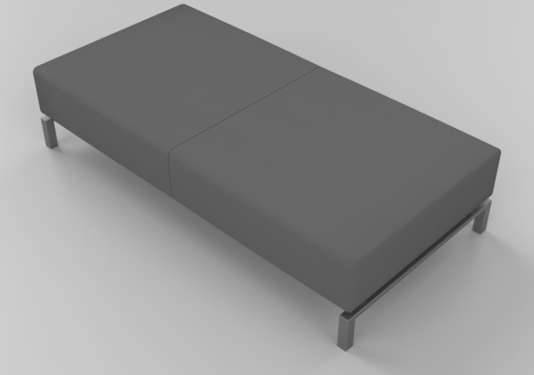 Fauteuil 3D - Canapé 2 places en tissu - Hitch Mylius -...
