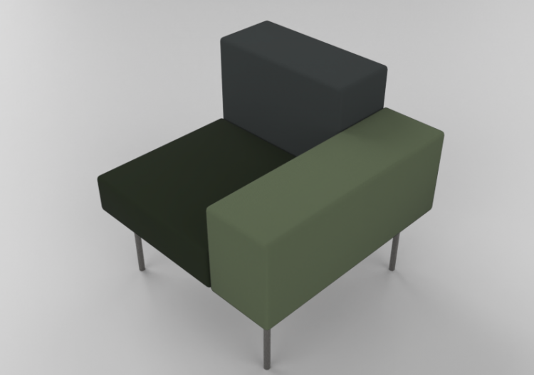 Fauteuil 3D - Fauteuil en tissu - Hitch Mylius - hm102b -...