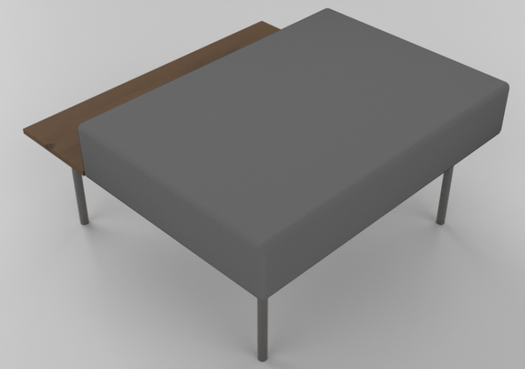 Poltronas 3D - Banco con mesa de apoyo- Hitch Mylius -...