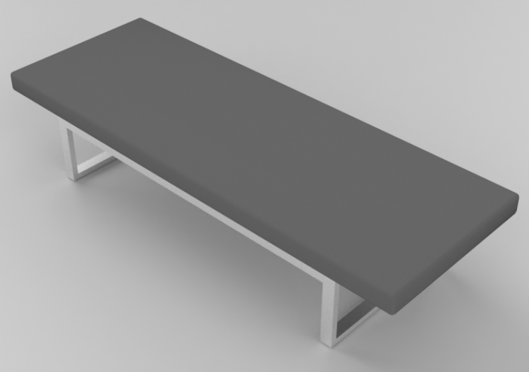 Fauteuil 3D - Banc avec assise rembourrée - Hitch Mylius -...
