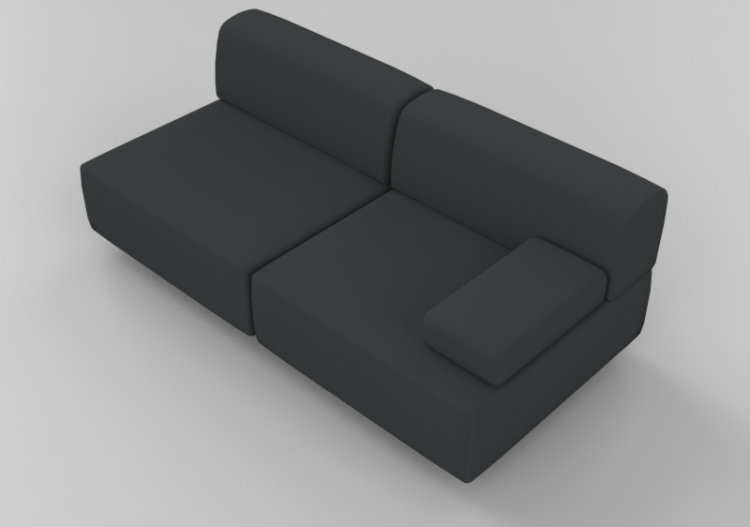 3D Sessel - Sofa 2-Sitzer - Hitch Mylius - hm108m - ACCA...