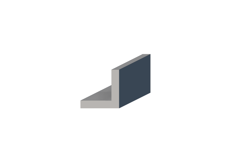 3D Profile - Profile L-100/20x100/20mm - ACCA software 3D Profile - Profile L-100/20x100/20mm - ACCA software