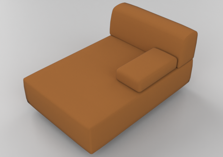 3D Sessel - Chaiselongue - Hitch Mylius - hm108x - ACCA...